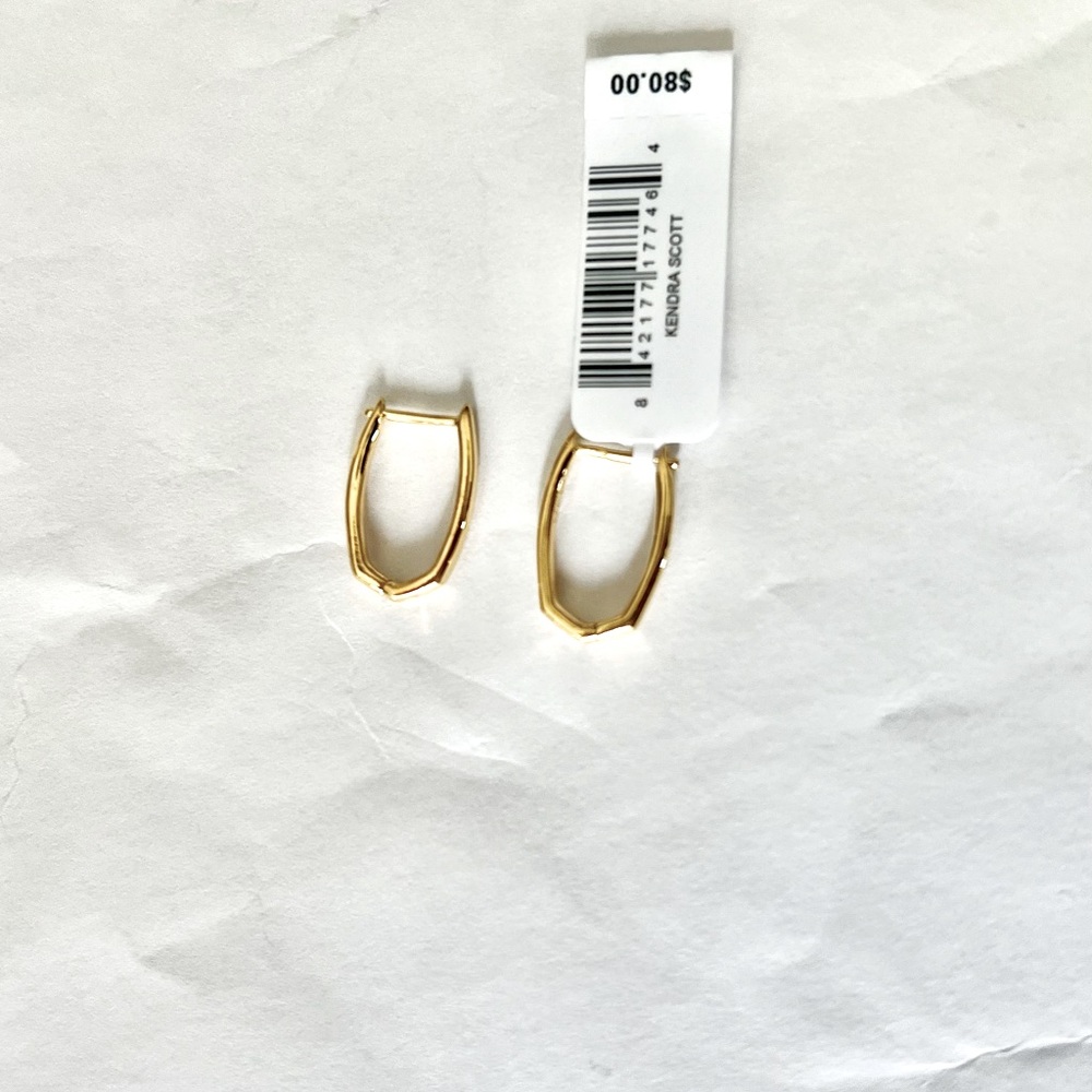 Ellen Huggie Hoop Earrings 18k Gold Vermeil